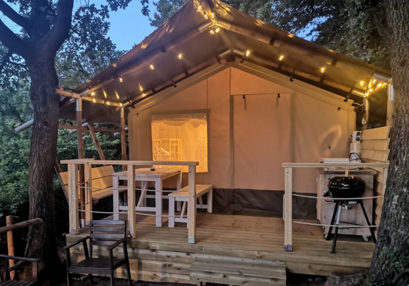 Lodge tent Ginestra esterno