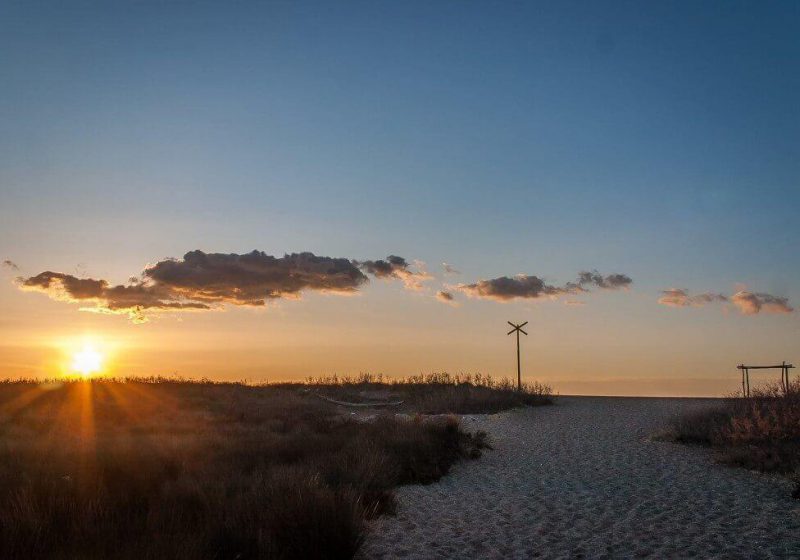 Spiagge bianche sera